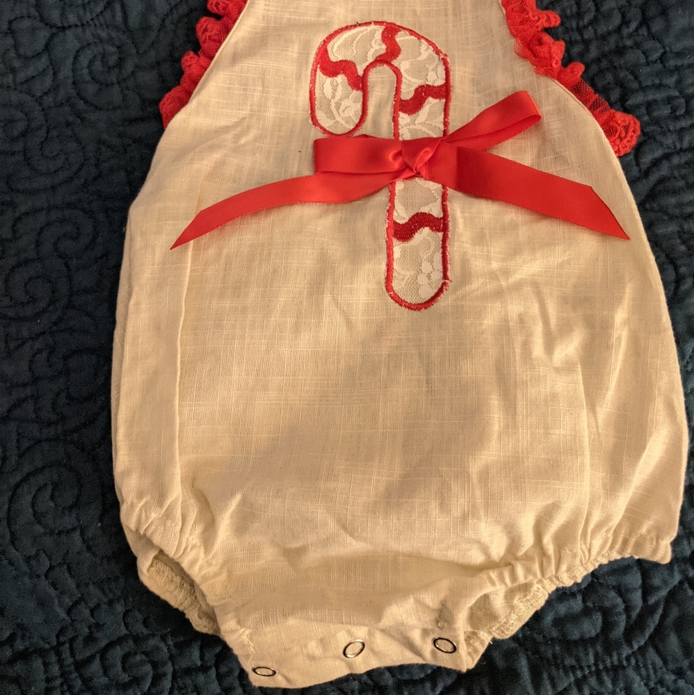 Country baby romper